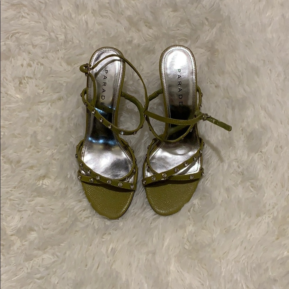 Lime green sandals